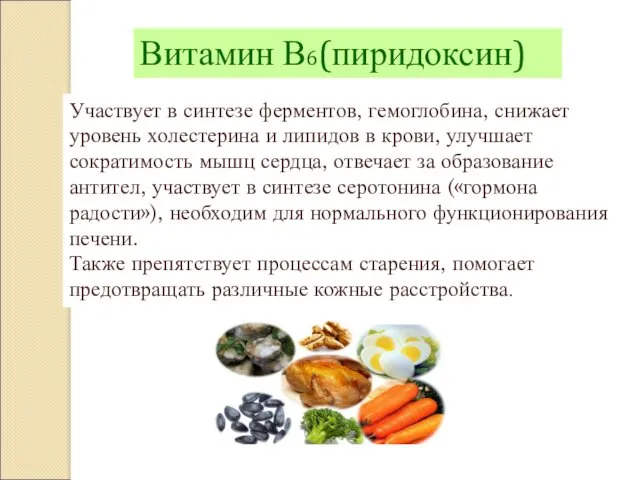 Участвует в синтезе ферментов, гемоглобина, снижает уровень холестерина и липидов