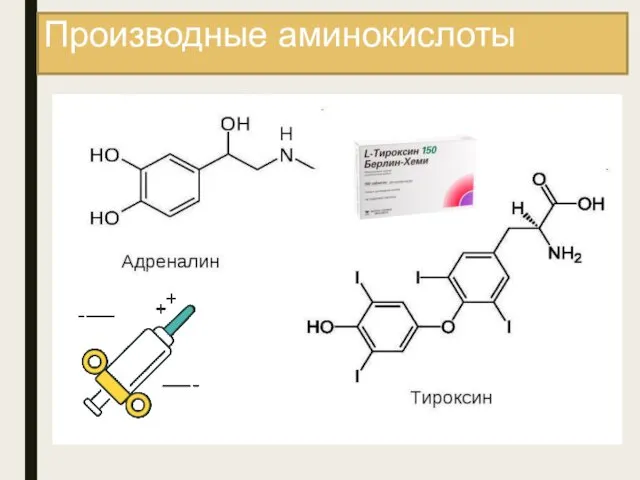 Производные аминокислоты