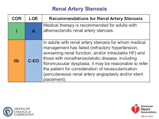 Renal Artery Stenosis