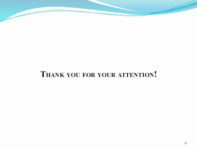 Thank you for your attention!