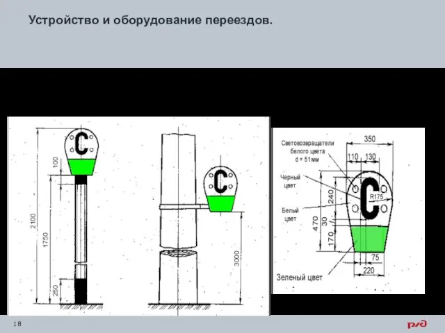 Устройство и оборудование переездов. На подходах к переездам со стороны