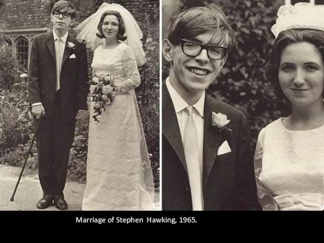 Marriage of Stephen Hawking, 1965.