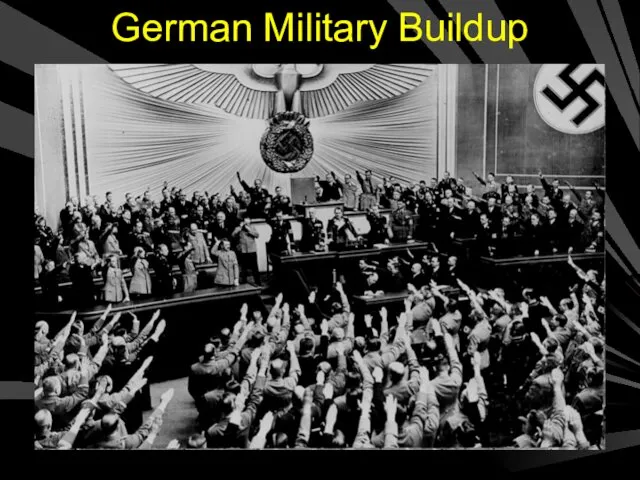 German Military Buildup Germany built up its armed forces in