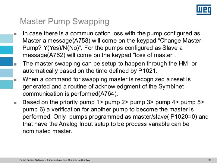 Pump Genius Software – Funcionalides para Controle de Bombas Master