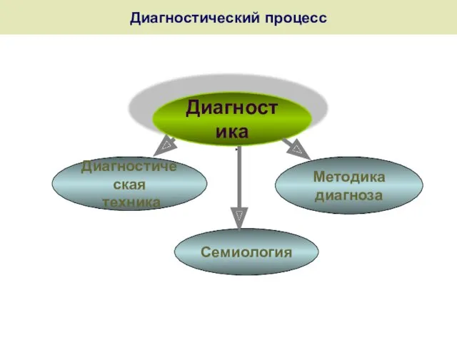 Диагностический процесс Диагностика Диагностическая техника Семиология Методика диагноза