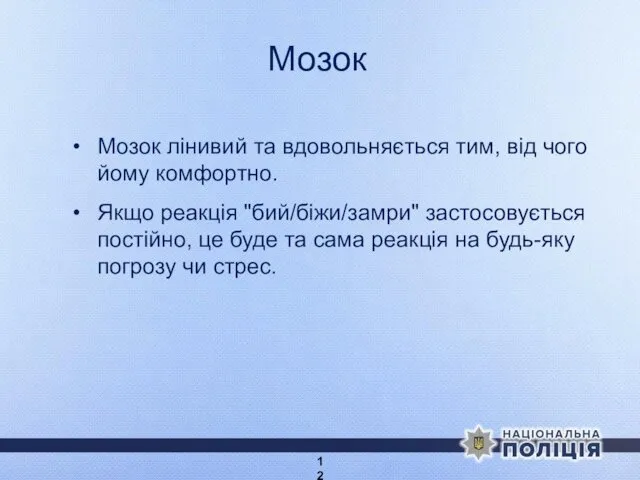 Мозок Мозок лінивий та вдовольняється тим, від чого йому комфортно.