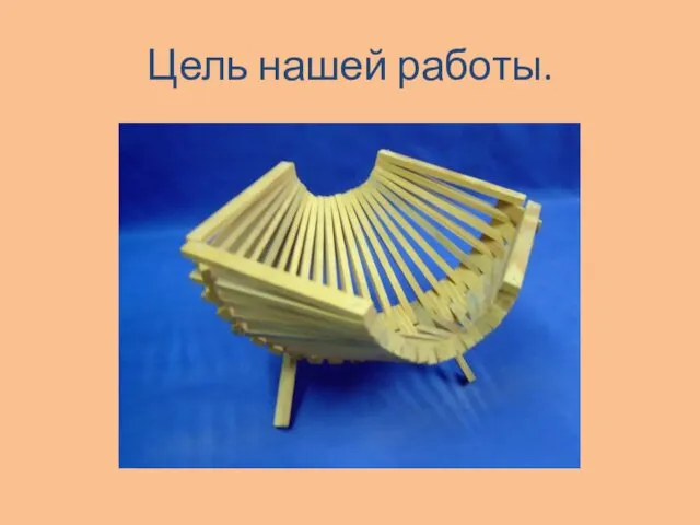 Цель нашей работы.