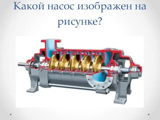 Какой насос изображен на рисунке?