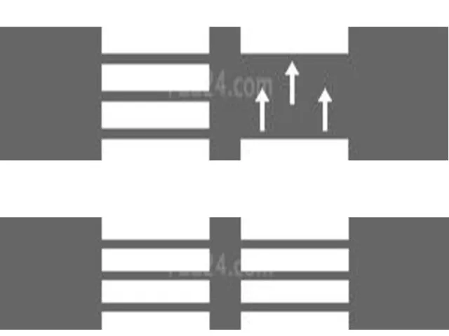 1.14.1, 1.14.2. - обозначает пешеходный переход; стрелы разметки 1.14.2 указывают направление движения пешеходов;