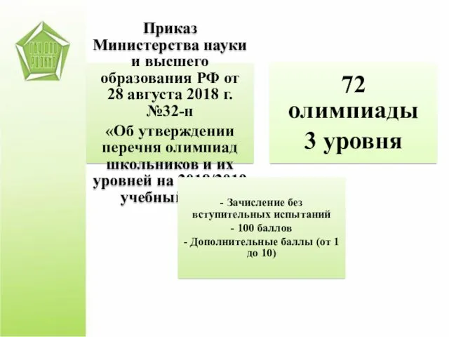 Приказ Министерства науки и высшего образования РФ от 28 августа
