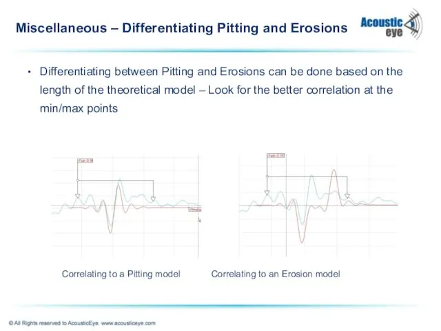 Miscellaneous – Differentiating Pitting and Erosions Differentiating between Pitting and