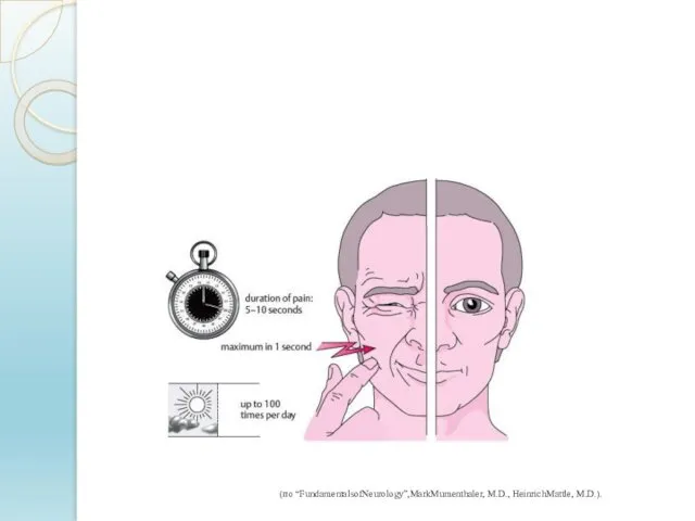 (по “FundamentalsofNeurology”,MarkMumenthaler, M.D., HeinrichMattle, M.D.).