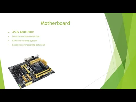 Motherboard ASUS A88X-PRO: Diverse interface selection Effective cooling system Excellent overclocking potential