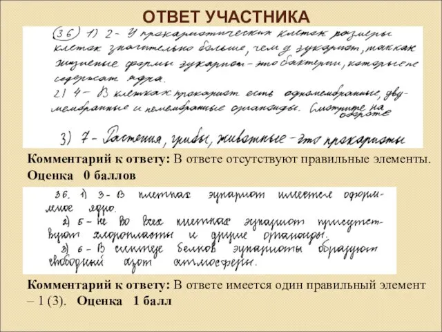 ОТВЕТ УЧАСТНИКА Комментарий к ответу: В ответе отсутствуют правильные элементы.