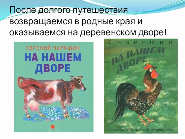 После долгого путешествия возвращаемся в родные края и оказываемся на деревенском дворе!