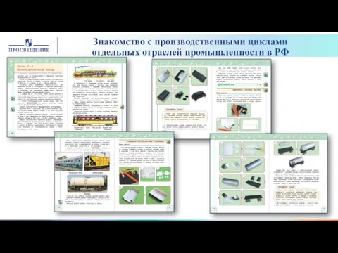 Знакомство с производственными циклами отдельных отраслей промышленности в РФ