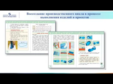 Воссоздание производственного цикла в процессе выполнения изделий и проектов