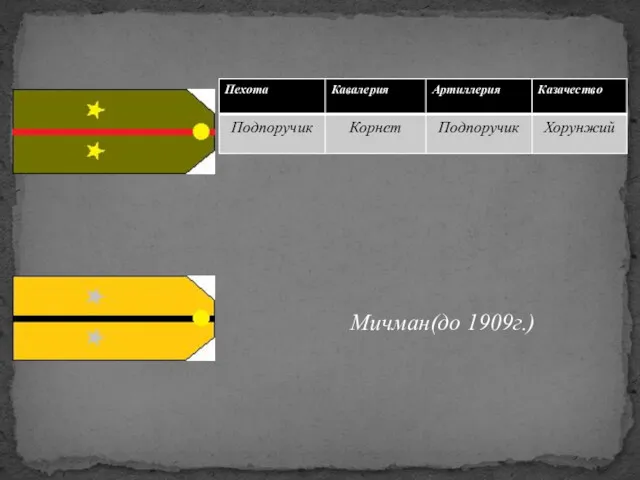 Мичман(до 1909г.)