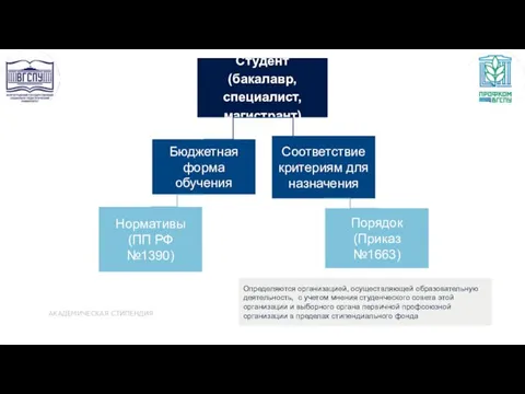 Студент (бакалавр, специалист, магистрант) Бюджетная форма обучения Соответствие критериям для