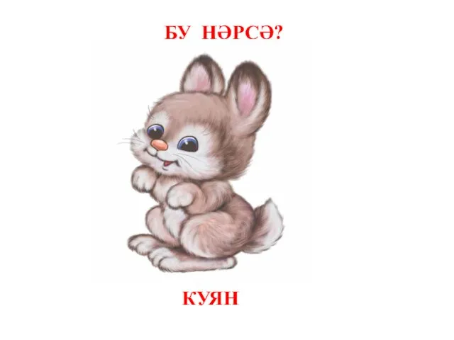 БУ НӘРСӘ? КУЯН