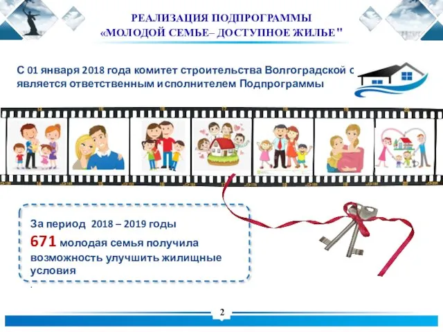 2 С 01 января 2018 года комитет строительства Волгоградской области