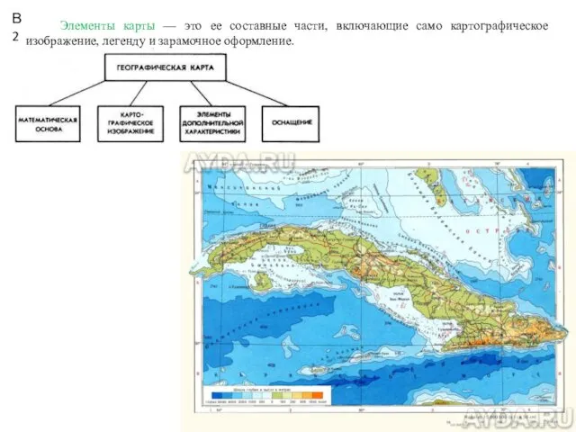КОНСТАНТИНОВА Т.В. caltha@lis.ru Элементы карты — это ее составные части, включающие само картографическое