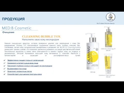 280 мл CLEANSING BUBBLE TOX Наполните свою кожу кислородом Нежное