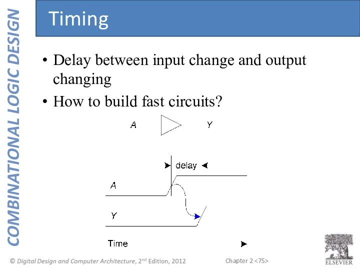 Delay between input change and output changing How to build fast circuits? Timing