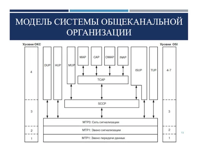 МОДЕЛЬ СИСТЕМЫ ОБЩЕКАНАЛЬНОЙ ОРГАНИЗАЦИИ