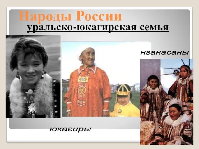Народы России уральско-юкагирская семья юкагиры нганасаны