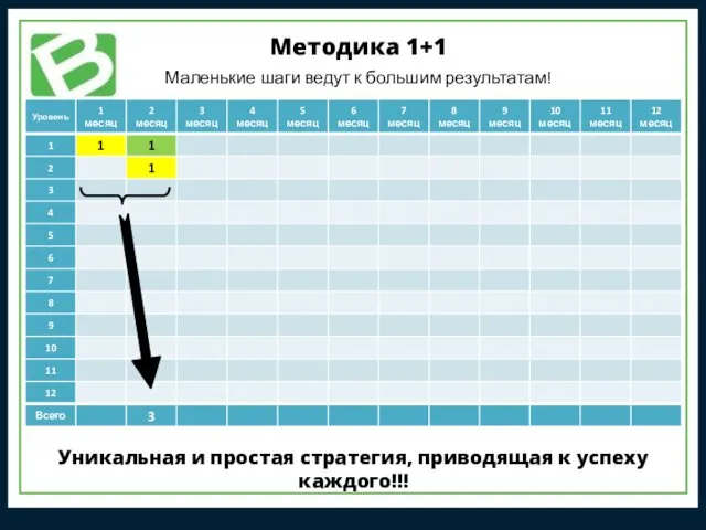 Методика 1+1 Маленькие шаги ведут к большим результатам! Уникальная и простая стратегия, приводящая к успеху каждого!!!