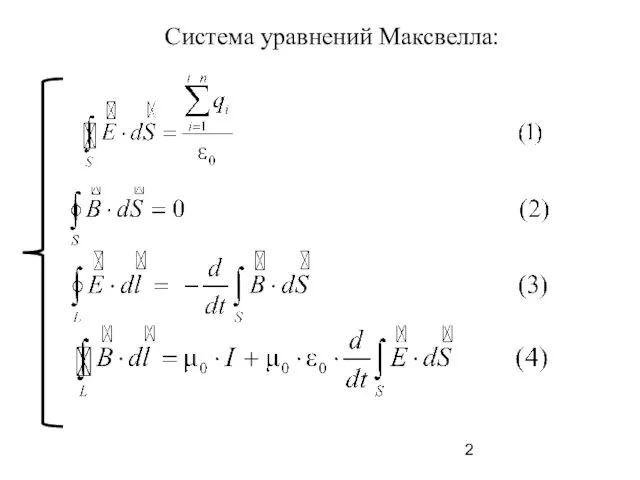 Система уравнений Максвелла: