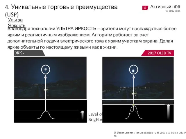 Ультра Яркость Благодаря технологии УЛЬТРА ЯРКОСТЬ – зрители могут наслаждаться