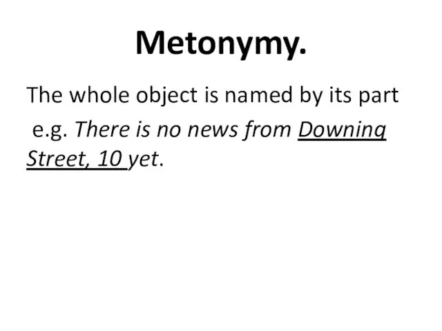 Metonymy. The whole object is named by its part e.g.