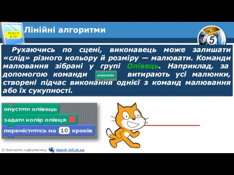 Лінійні алгоритми Розділ 4 § 20