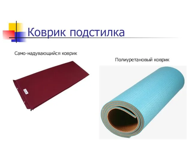 Коврик подстилка Полиуретановый коврик Само-надувающийся коврик