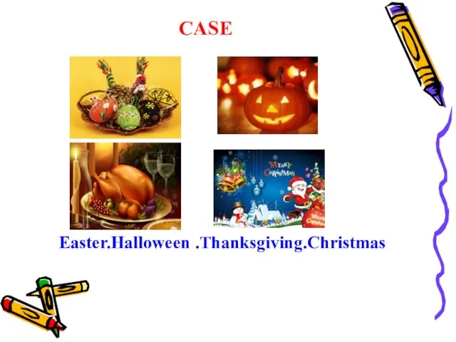 CASE Easter.Halloween .Thanksgiving.Christmas