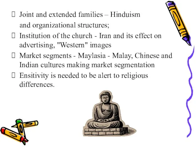 Joint and extended families – Hinduism and organizational structures; Institution of the church