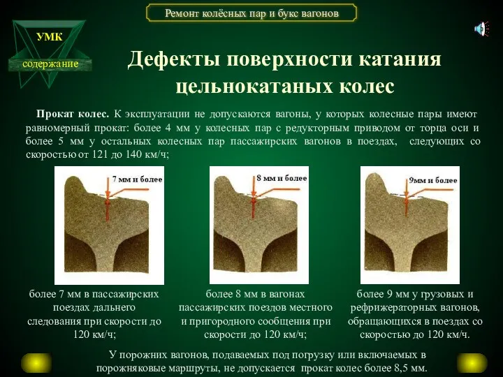 У порожних вагонов, подаваемых под погрузку или включаемых в порожняковые маршруты, не допускается