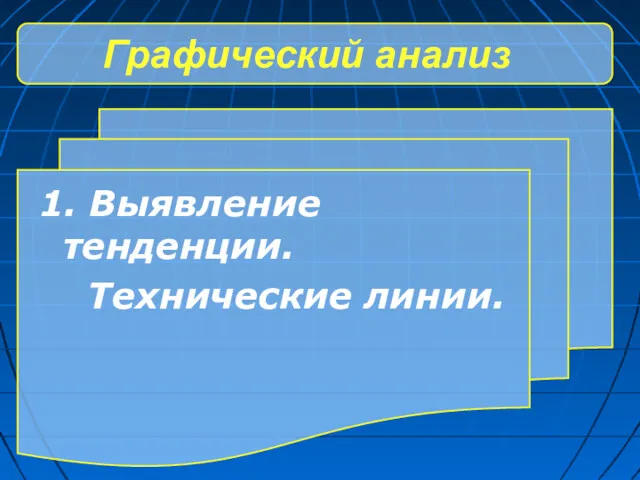 Графический анализ 1. Выявление тенденции. Технические линии.