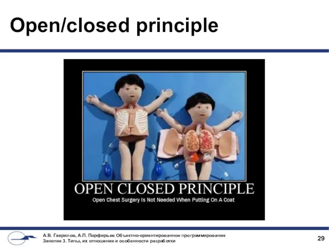 Open/closed principle