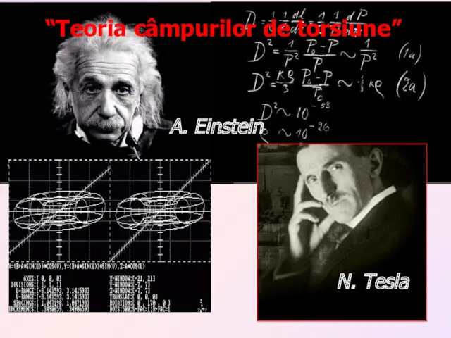 N. Tesla “Teoria câmpurilor de torsiune” A. Einstein