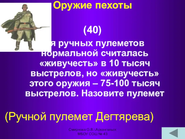 Оружие пехоты (40) Для ручных пулеметов нормальной считалась «живучесть» в