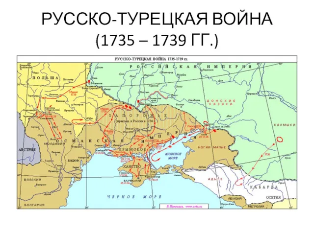 РУССКО-ТУРЕЦКАЯ ВОЙНА (1735 – 1739 ГГ.)