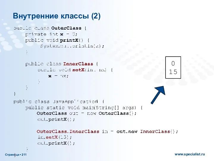 Внутренние классы (2)