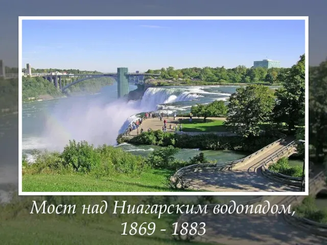 Мост над Ниагарским водопадом, 1869 - 1883