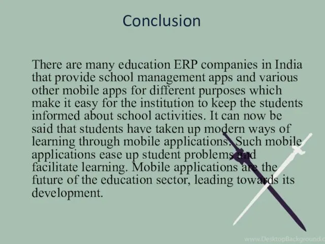 Conclusion There are many education ERP companies in India that