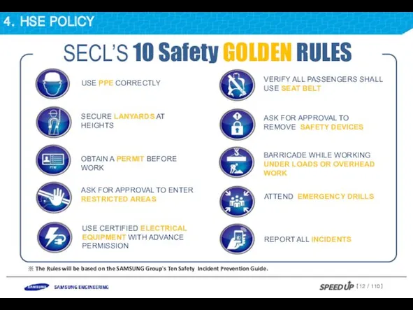 4. HSE POLICY