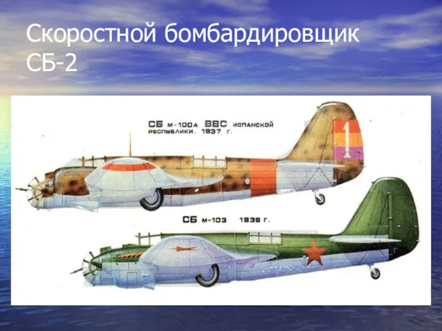 Скоростной бомбардировщик СБ-2