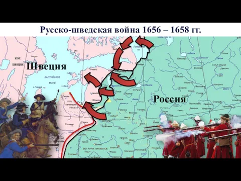 Швеция Россия Русско-шведская война 1656 – 1658 гг.